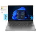 thumbnail image 1 of Lenovo ThinkBook 15 G4 Home/Business Laptop (Intel i5-1235U 10-Core, 15.6in 60 Hz Touch Full HD (1920x1080), Intel Iris Xe, 16GB RAM, Win 11 Pro) with Microsoft 365 Personal , Dockztorm Hub, 1 of 7