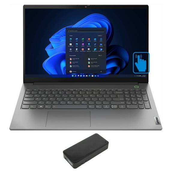 Lenovo ThinkBook 15 G4 Home/Business Laptop (Intel i7-1255U 10-Core, 15.6in 60 Hz Touch Full HD (1920x1080), Intel Iris Xe, 24GB RAM, 4TB PCIe SSD, Win 11 Pro) with DV4K Dock