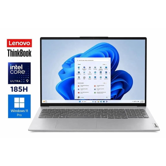 Lenovo ThinkBook 16 Gen 8 Business Laptop|16" Full HD+ 1920x1200|Intel Core Ultra 9 185H Processor|16GB DDR5|512GB SSD|Wifi-6|Windows 11 Pro