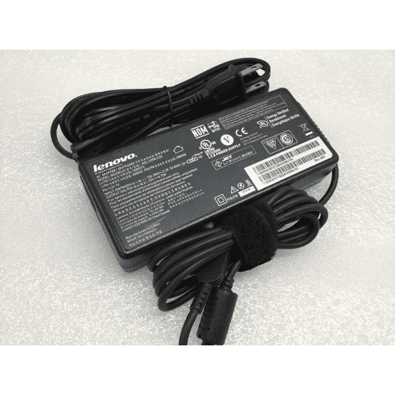Pre-Owned Lenovo ThinkCentre 135W AC Adapter (slim tip), Black