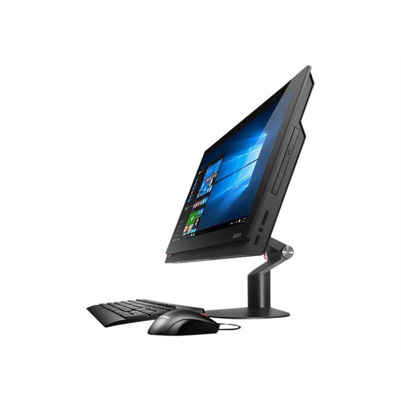 Lenovo ThinkCentre M810z 10NY - All-in-one with UltraFlex II Stand - Core i7 6700 / up to 4 GHz - RAM 8 GB - HDD 500 GB - DVD-Writer - HD Graphics 530 - Gigabit Ethernet - Win 7 Pro 64-bit (includes Win 10 Pro 64-bit License) - monitor: LED 21.5" 1920 x 1080 (Full HD) - keyboard: US - business black - TopSeller