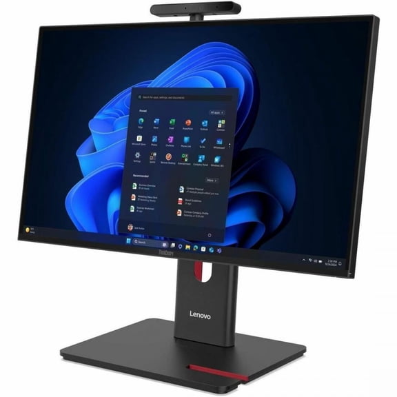 Lenovo ThinkCentre M90a Gen 6 13AT0008US All-in-One Computer - Intel Core Ultra 7 2nd Gen 265 - vPro Technology - 16 GB - 512 GB SSD - 23.8" Full HD - Desktop - Black - Intel Q870 Chip - 1920 x 108...