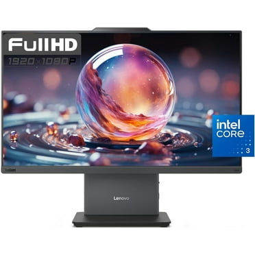Lenovo ThinkCentre AIO 24" FHD IPS All-in-One Computer, 13th Gen Intel Core i3-1315U Processor, 16GB DDR5 RAM, 512GB PCIe SSD, Wi-Fi 6, Webcam, HDMI in&Out, USB-C, KB&Mouse, Windows 11 Pro