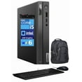 thumbnail image 1 of Lenovo ThinkCentre Business Mini Desktop (Intel i5-13420H, Intel UHD, 32GB DDR4, 2TB PCIe SSD, WiFi 6, Bluetooth 5.2, 65W PSU, RJ-45, 1 Display Port, 1 x HDMI 2.1, Win 11 Home) w/Premium Backpack, 1 of 7