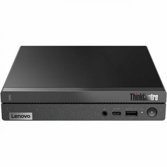 Lenovo ThinkCentre neo 50q Gen 4 12M2 - Tiny Celeron 7305 - RAM 8 GB - SSD 256 GB - TCG Opal Encryption 2, NVMe - UHD Graphics - Gigabit Ethernet - IGEL Linux - monitor: none - keyboard: English - black - Lenovo TopSeller - with 3 Years Lenovo Onsite Support
