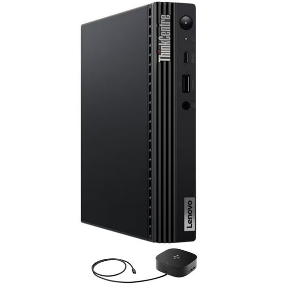 Lenovo ThinkCentre M60e Tiny Business Mini Desktop (Intel i3-1005G1 2-Core, Intel UHD, 32GB RAM, 1TB PCIe SSD, Wifi, USB 3.2, HDMI, Bluetooth, Win 11 Pro) with G2 Universal Dock