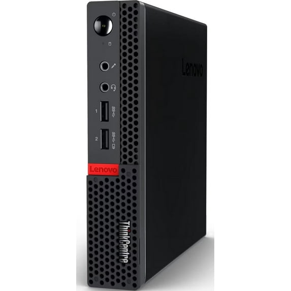 Lenovo ThinkCentre M625 Home/Business Mini Desktop (AMD A4-9120c 2-Core, 8GB RAM, 128GB PCIe SSD, AMD Radeon R4, AC WiFi, Bluetooth, RJ-45, 2 Display Port, Black, Win 11 Pro)