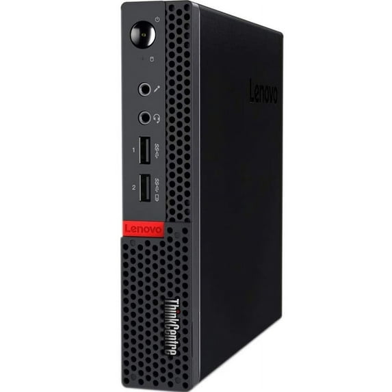 Restored Lenovo ThinkCentre M625 Home/Business Mini Desktop (AMD A4-9120c 2-Core, 8GB RAM, 1TB PCIe SSD, AMD Radeon, Wifi, Bluetooth, Black, Win 10 Home) (Refurbished)