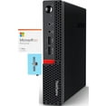 thumbnail image 1 of Lenovo ThinkCentre M625 Home/Business Mini Desktop (AMD A4-9120c 2-Core, AMD Radeon R4, 32GB RAM, 1TB PCIe SSD, Wifi, Win 11 Home) with Microsoft 365 Personal , Dockztorm Hub, 1 of 7