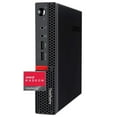 thumbnail image 1 of Lenovo ThinkCentre M625 Mini Desktop PC, AMD A4-9120C, 16GB RAM, 1TB PCIe SSD, AMD Radeon, WiFi, Bluetooth, 6 USB Ports, 2 Display Port, RJ-45, Windows 11 Pro, 1 of 7