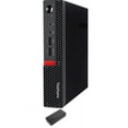 thumbnail image 1 of Lenovo ThinkCentre M625q Home/Business Mini Desktop (AMD E2-9000e 2-Core, Integrated Graphics, 8GB RAM, 128GB PCIe SSD, Win 10 Home) with USB-C Dock, 1 of 7