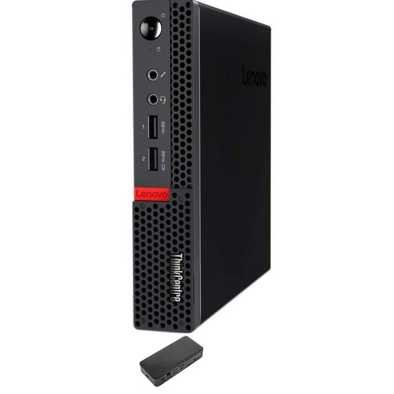 Lenovo ThinkCentre M625q Home/Business Mini Desktop (AMD E2-9000e 2-Core, Integrated Graphics, 8GB RAM, 512GB PCIe SSD, Win 10 Pro) with USB-C Dock