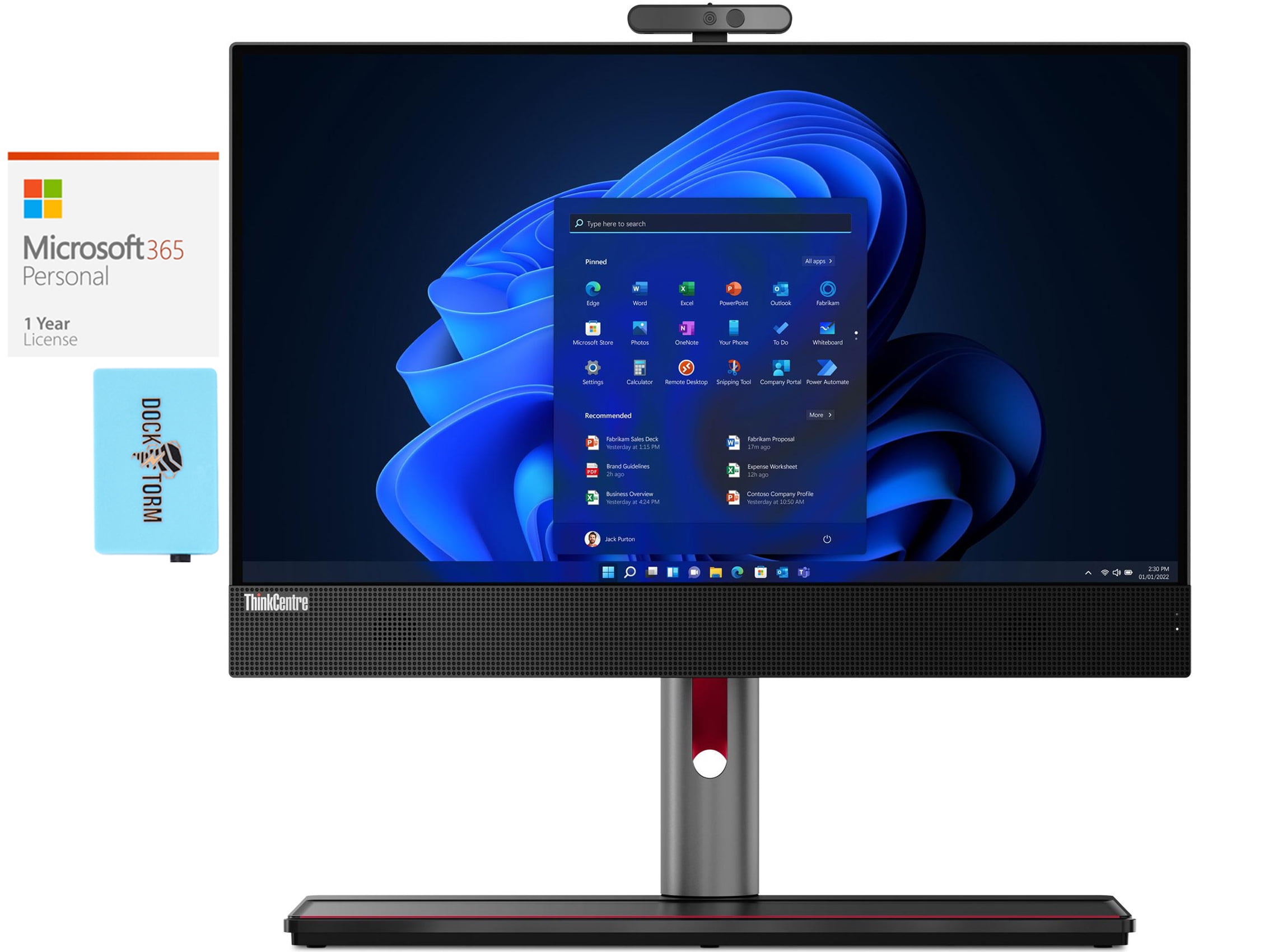 Lenovo ThinkCentre M70a Gen 3 Home/Business All-in-One (Intel i5-12400