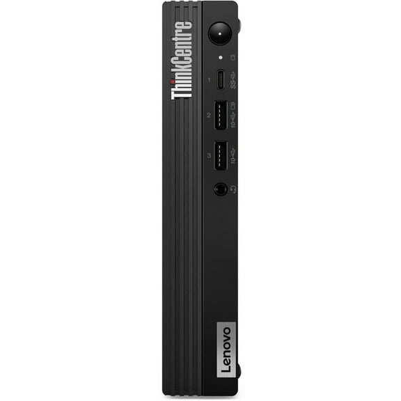 Lenovo ThinkCentre M70q Gen 4 Mini Desktop PC - Intel Core i7-14700 up to 5.4 GHz, 8GB RAM, 2TB NVMe SSD + 2TB HDD, Intel UHD Graphics 770, Windows 10 Pro