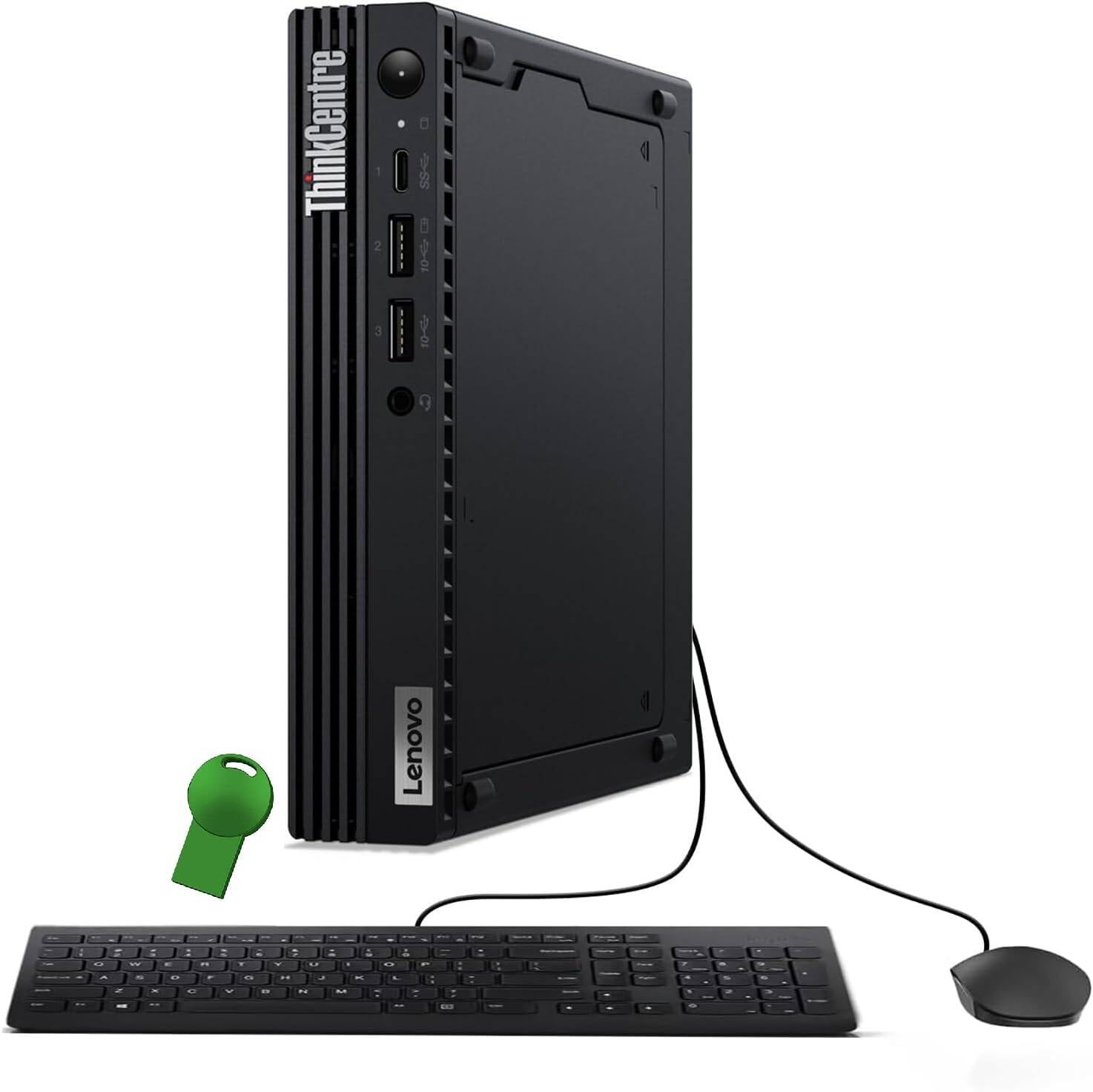 Lenovo ThinkCentre M70q Gen 3 Tiny Desktop Computer - Intel Core i5, 16GB RAM, 512GB SSD, Mini PC with HDMI Monitor Support, Core i7 - Idea 並行輸入品