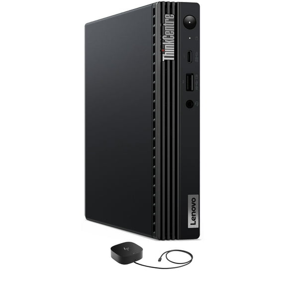 Lenovo ThinkCentre M70q Tiny Home/Business Mini Desktop (Intel i3-10105T 4-Core, Intel UHD 630, 32GB RAM, 2TB PCIe SSD, Wifi, USB 3.2, Win 10 Home) with G5 Essential Dock