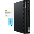 thumbnail image 1 of Lenovo ThinkCentre M70q Tiny Home & Business Mini Desktop (Intel i5-10400T 6-Core, Intel UHD 630, 16GB RAM, 1TB PCIe SSD + 2TB HDD (2.5), Wifi, HDMI, Win 10 Pro) with Microsoft 365 Personal , Hub, 1 of 7