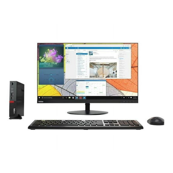 Lenovo ThinkCentre M710q 10MR - Tiny Core i3 7100T - RAM 8 GB - HDD 500 GB - HD Graphics 630 - Gigabit Ethernet - Win 10 Pro 64-bit - monitor: none - keyboard: US - black - TopSeller