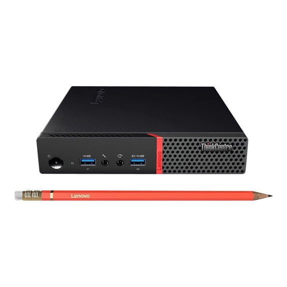 Lenovo ThinkCentre M715q 10VG0006US Desktop Computer - AMD Ryzen 5 2400GE 3.2GHz - 8GB DDR4 SDRAM - 500GB HDD - Windows 10 Pro