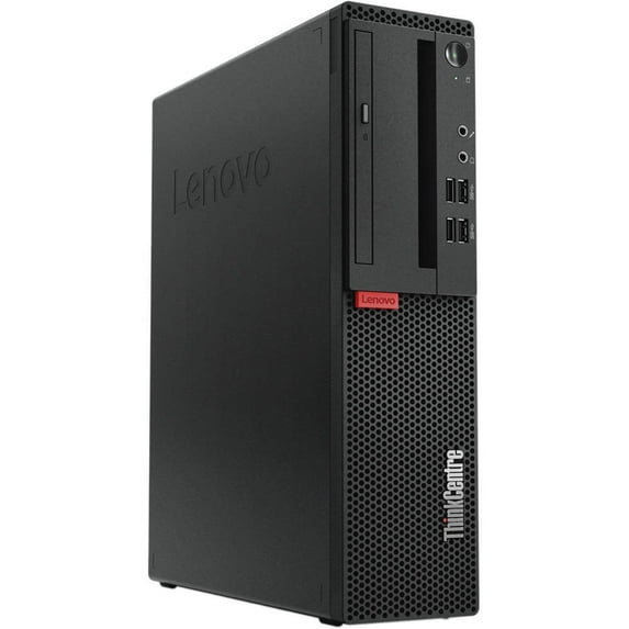 Lenovo ThinkCentre M715s 10MB - SFF A8 PRO-9600 / up to 3.4 GHz - RAM 8 GB - HDD 1 TB - DVD-Writer - Radeon R7 - Gigabit Ethernet - Win 10 Pro 64-bit - monitor: none - keyboard: US - black - TopSeller