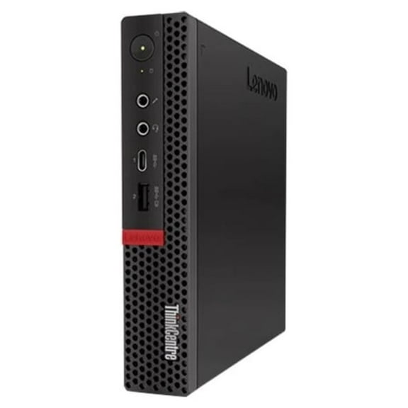 Pre-Owned Lenovo ThinkCentre M720Q Tiny 16GB 256GB SSD Intel Core i5-8400T, Black 