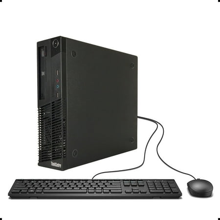 Lenovo ThinkCentre M72E SFF PC, INTEL CORE I5-3470 3.2GHZ, 4G DDR3, 500G, VGA, DP, DVD, BT, WIFI, Windows 10 Pro 64 Bit-Multi-Language(EN/ES/FR) Used Grade A