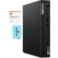 thumbnail image 1 of Lenovo ThinkCentre M75q Gen 2 Business Mini Desktop (AMD Ryzen 5 PRO 5650GE 6-Core, AMD Radeon, 8GB RAM, Win 10 Pro) with Microsoft 365 Personal , Dockztorm Hub, 1 of 6