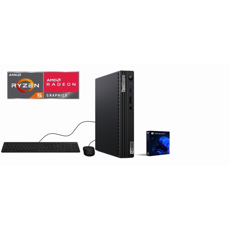 Lenovo ThinkCentre M75q Mini PC | AMD Ryzen 5 Pro 5650GE, 16GB