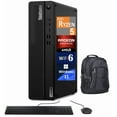 thumbnail image 1 of Lenovo ThinkCentre M75s Business Desktop (AMD Ryzen 5 Pro 5650G, 8GB DDR4, 256GB PCIe SSD, AMD Radeon, DVD-R/W, 260W PSU, WiFi 6, Bluetooth 5.1, RJ-45, 2 Display Port, Win 11 Home) w/Premium Backpack, 1 of 5