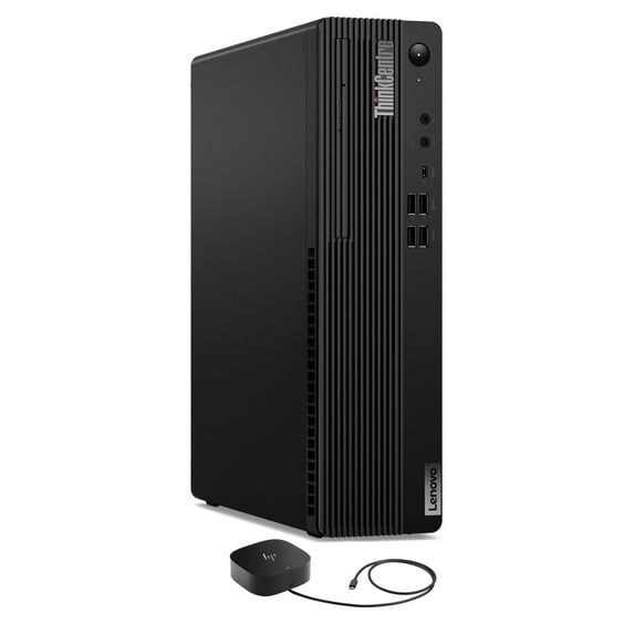 Lenovo ThinkCentre M75s Gen 2 SFF School/Business Mini Desktop (AMD Ryzen 5 PRO 4650G 6-Core, AMD Radeon, 8GB RAM, Win 10 Pro) with G5 Essential Dock