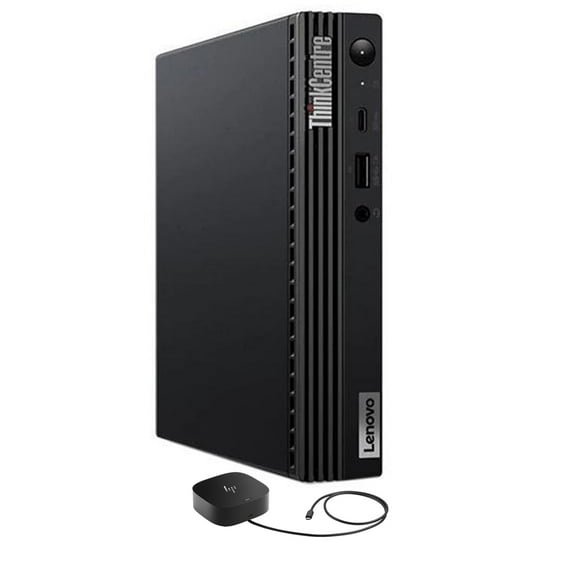 Lenovo ThinkCentre M80q-2 Home/Business Mini Desktop (Intel i5-10500T 6-Core, Intel UHD 630, 64GB RAM, 512GB PCIe SSD + 1TB HDD (2.5), Win 10 Pro) with G5 Essential Dock