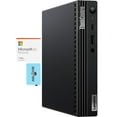 thumbnail image 1 of Lenovo ThinkCentre M80q Home/Business Mini Desktop (Intel i3-10100T 4-Core, Intel UHD 630, 8GB RAM, 128GB PCIe SSD + 500GB HDD (2.5), Win 10 Pro) with Microsoft 365 Personal , Dockztorm Hub, 1 of 6