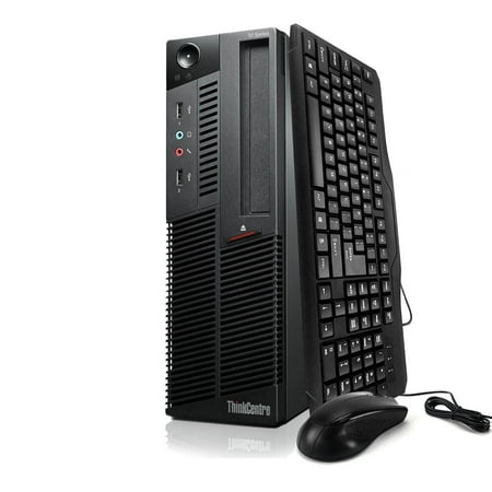 Lenovo ThinkCentre M90P Desktop Computer PC, 3.10 GHz Intel i5 Dual Core Gen 1, 8GB DDR3 RAM, 500GB SATA Hard Drive, Windows 10 Home 64bit