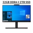 thumbnail image 1 of Lenovo ThinkCentre M90a 24 All-in-One Desktop Computer 23.8" FHD IPS Anti-Glare Display 10th Gen Intel Octa-Core i7-10700 Processor 32GB DDR4 2TB SSD Intel UHD Graphics 630 Webcam Win11 Pro Black, 1 of 7