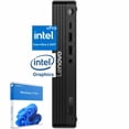 thumbnail image 1 of Lenovo ThinkCentre M90q Gen 6 Tiny Desktop, 8GB DDR5 RAM, 256GB PCIe SSD, Intel Core Ultra 5 235T vPro (Beat i7-13700T), WiFi 6,Win 11 Pro, Black, 1 of 5