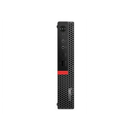 Lenovo ThinkCentre M920q 10RS - Tiny Core i7 8700T / up to 4 GHz - vPro - RAM 8 GB - SSD 256 GB - TCG Opal Encryption, NVMe - UHD Graphics 630 - Gigabit Ethernet - Win 10 Pro 64-bit - monitor: none - keyboard: US - black - Lenovo TopSeller