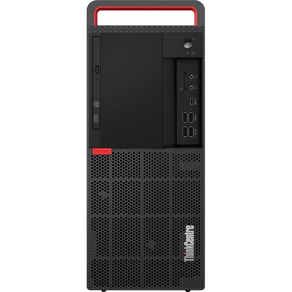 Lenovo ThinkCentre M920t 10SF000BUS Desktop Computer - Intel Core i7-8700 - 8GB RAM - 256GB SSD - Intel UHD Graphics 630 - Windows 10 Pro - Tower - Raven Black
