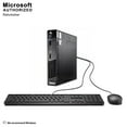 thumbnail image 1 of Pre-Owned Lenovo ThinkCentre M93p Tiny Desktop PC Intel Quad Core I7-4765T 2.0Ghz, 8G DDR3, 500G HDD, VGA, DP, WIFI, Bluetooth, Windows 10 Pro 64 Bits Used Grade A, 1 of 1