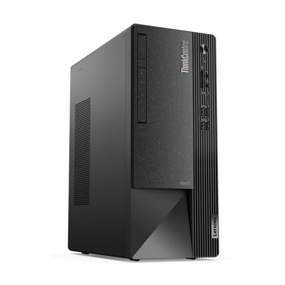 Lenovo ThinkCentre Neo 50t Desktop PC, Intel Core i5-12400 Upto 4.4GHz, 8GB RAM, 256GB SSD + 1TB HDD, DVD-RW, Windows 11 Pro