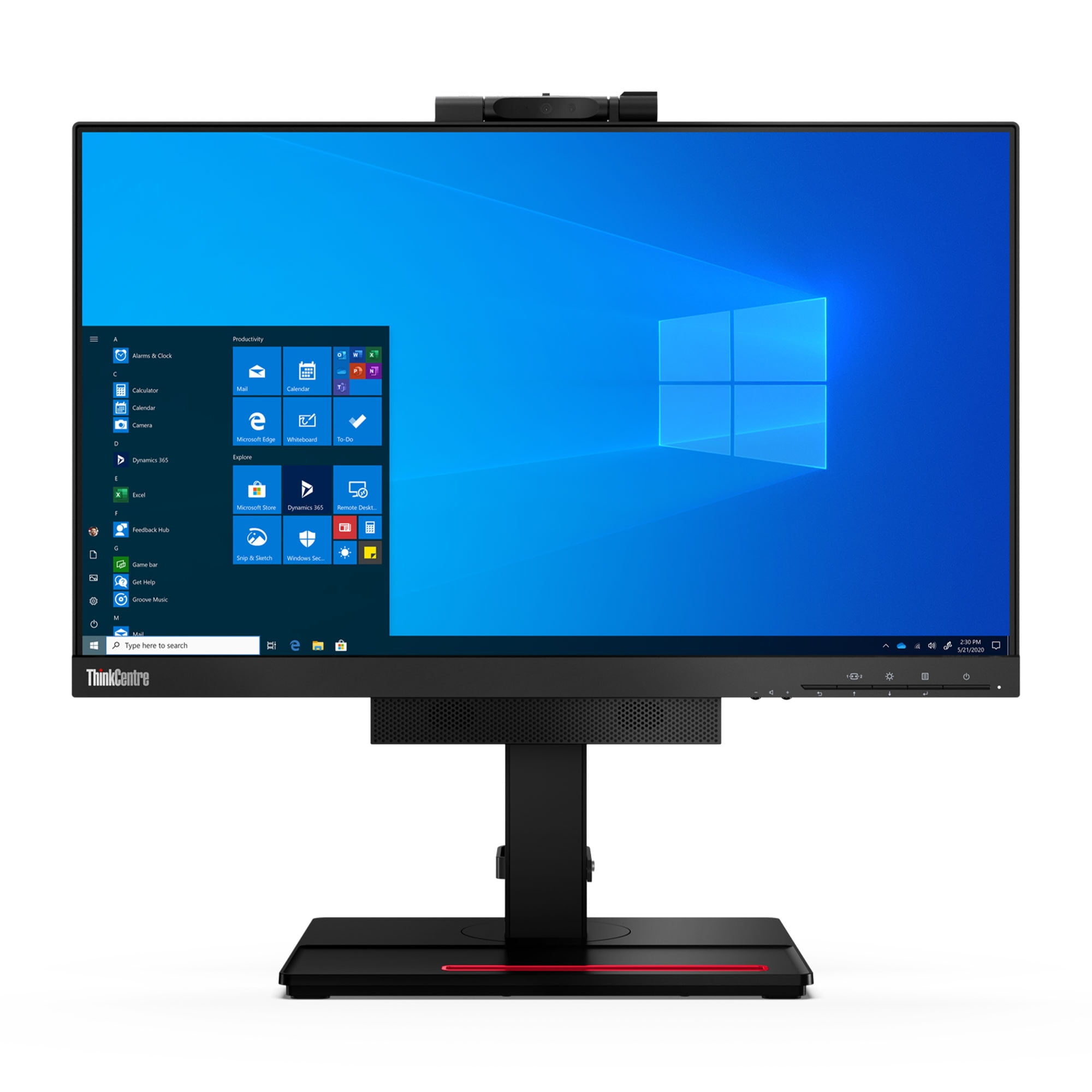 Lenovo ThinkCentre TIO24Gen 4 24" WLED FHD Touch Monitor with cam
