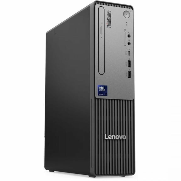 Lenovo ThinkCentre neo 50s Gen 6 13DQ001KUS Desktop Computer - Intel Core Ultra 7 2nd Gen 265 - 32 GB - 1 TB PCI Express NVMe 4.0 x4 SSD - Small Form Factor - Raven Black - Intel B860 Chip - Window...