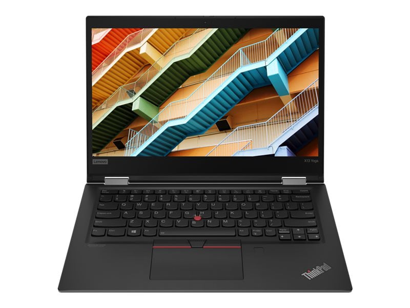 Lenovo ThinkPad X13 Yoga Gen 1 20SX - Flip design - Intel Core i7 - 10610U / up to 4.9 GHz - vPro - Win 10 Pro 64-bit - UHD Graphics - 16 GB RAM - 1 TB SSD TCG Opal Encryption 2, NVMe - 13.3" OLED touchscreen 3840 x 2160 (Ultra HD 4K) - Wi-Fi 6 - black - kbd: English - with 3 Years Lenovo Premier Support