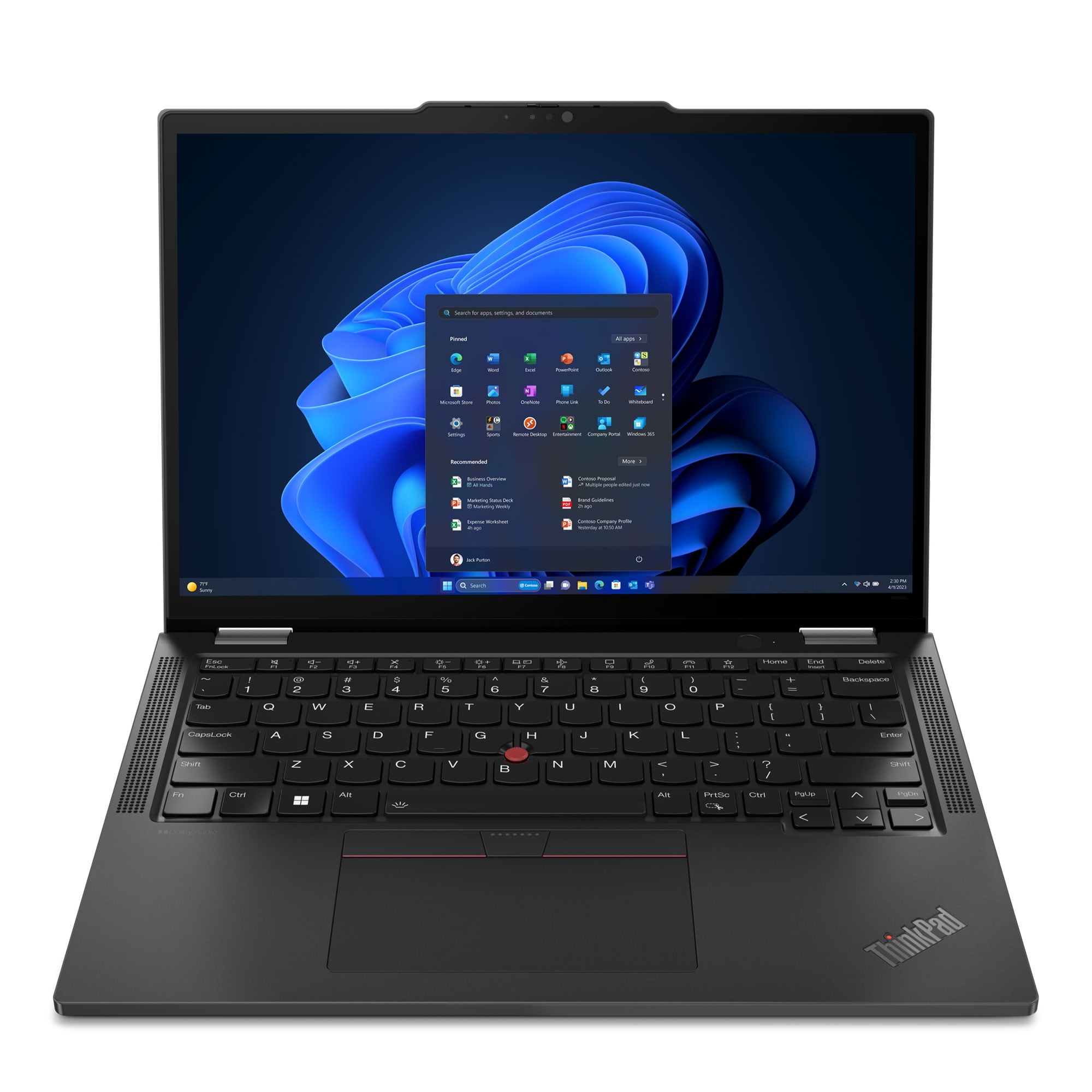 Lenovo ThinkPad 13.3" Touchscreen 2in1 Laptop, Intel Core Ultra 7 165U, 1TB SSD, Windows 11 Pro, 21L