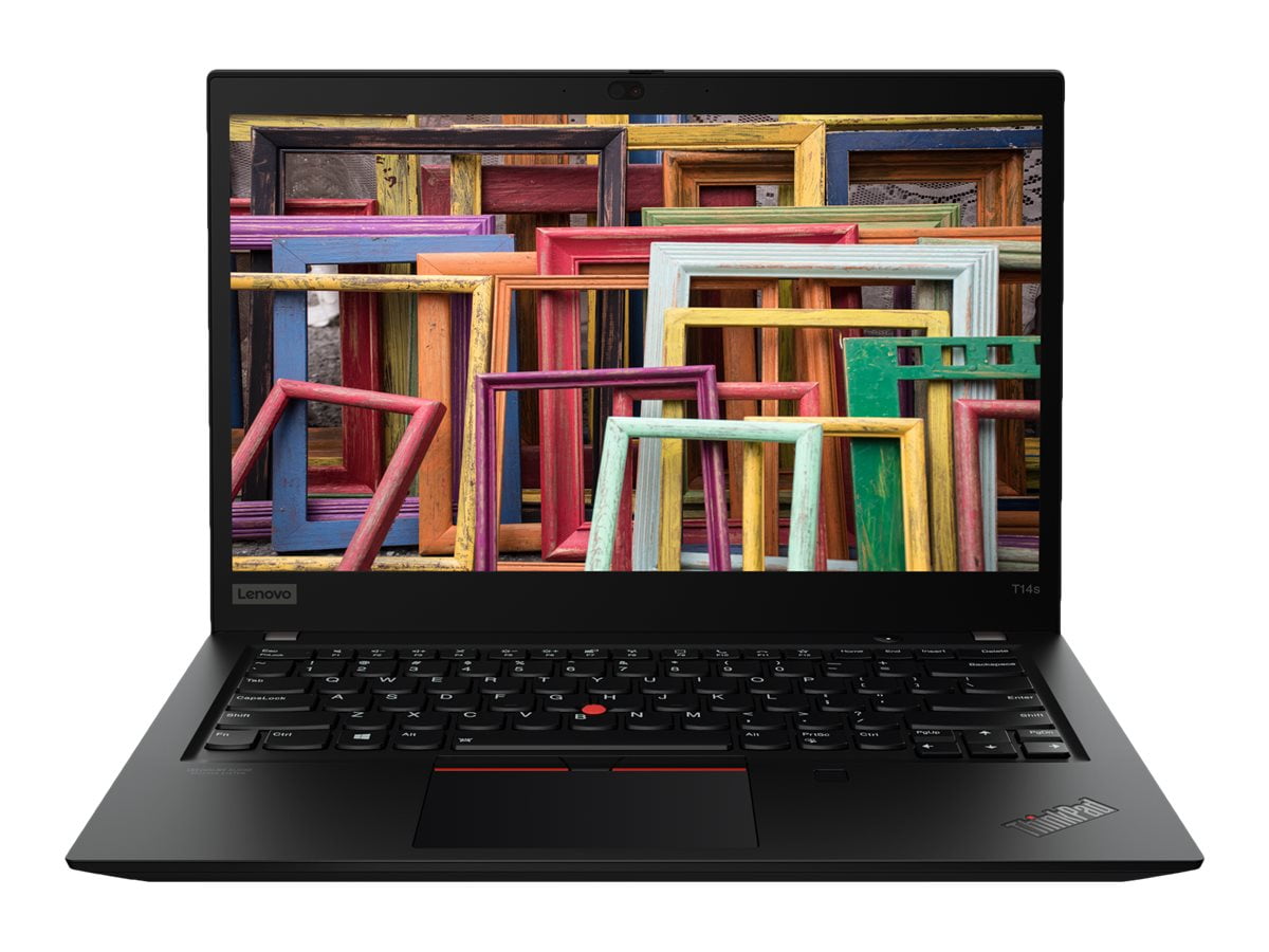 Lenovo ThinkPad T14s Gen 1 20T0 - 180-degree hinge design - Intel Core i5 - 10210U / up to 4.2 GHz - Win 10 Pro 64-bit - UHD Graphics - 16 GB RAM - 512 GB SSD TCG Opal Encryption 2, NVMe - 14" IPS touchscreen 1920 x 1080 (Full HD) - Wi-Fi 6 - black - kbd: US