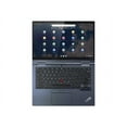 thumbnail image 1 of Lenovo ThinkPad C13 Yoga Gen 1 Chromebook Enterprise 20UX - Flip design - AMD Athlon Gold - 3150C / up to 3.3 GHz - Chrome OS (with Chrome Enterprise Upgrade) - Radeon Graphics - 4 GB RAM - 64 GB eMMC - 13.3" IPS touchscreen 1920 x 1080 (Full HD) - Wi-Fi 6 - abyss blue - kbd: US, 1 of 15