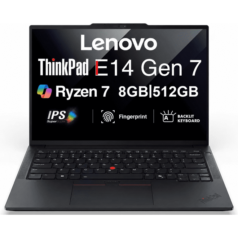Lenovo ThinkPad E14 14in WUXGA Laptop Ryzen 7 250 8GB DDR5 512GB