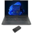 thumbnail image 1 of Lenovo ThinkPad E14 G5 Business Laptop (Intel i7-1355U 10-Core, 14.0in 60 Hz Wide UXGA (1920x1200), Intel Iris Xe, 24GB RAM, 256GB M.2 2242 PCIe SSD, Wifi, Webcam, Win 11 Pro) with USB-C Dock, 1 of 7