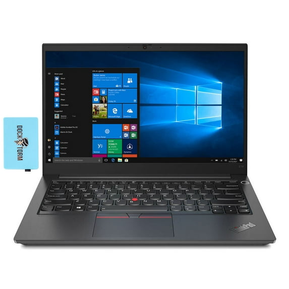 Lenovo ThinkPad E14 Gen 3 14.0in 60Hz FHD IPS Business Laptop (AMD Ryzen 7 5700U 8-Core, AMD Radeon, 24GB RAM, 256GB PCIe SSD, WiFi 6, Win 10 Pro) w/Hub