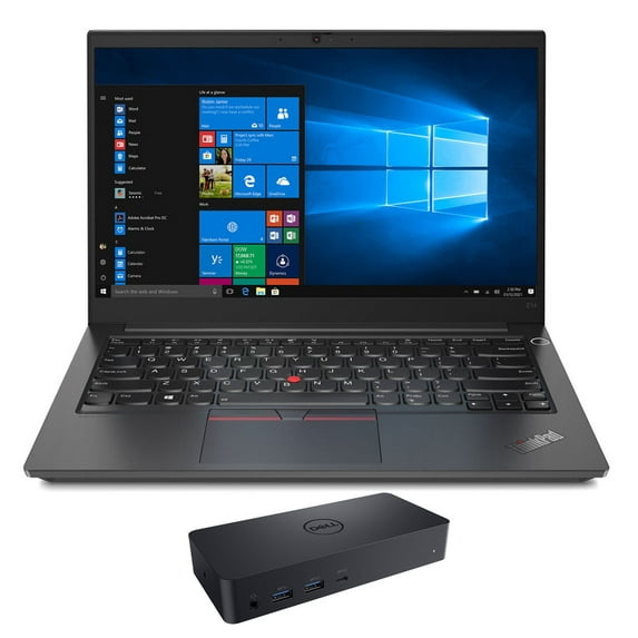 Lenovo ThinkPad E14 Gen 3 Home/Business Laptop (AMD Ryzen 7 5700U 8-Core, 14.0in 60Hz Full HD (1920x1080), AMD Radeon, 16GB RAM, 512GB PCIe SSD, Win 10 Pro) with D6000 Dock