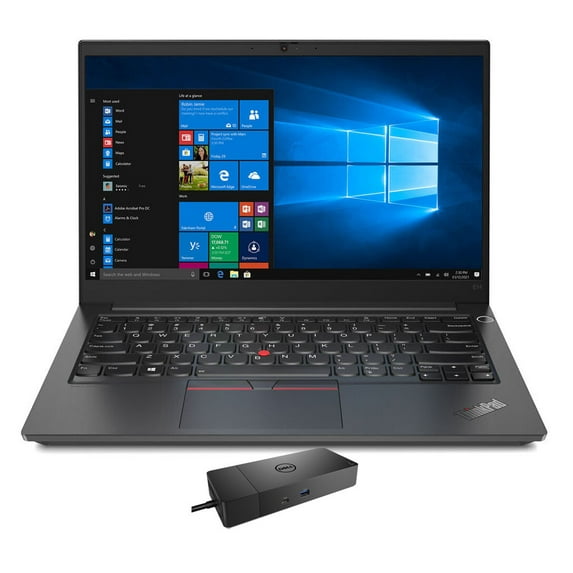 Lenovo ThinkPad E14 Gen 3 Home/Business Laptop (AMD Ryzen 7 5700U 8-Core, 14.0in 60Hz Full HD (1920x1080), AMD Radeon, 40GB RAM, 1TB PCIe SSD, Wifi, USB 3.2, Win 11 Pro) with WD19S 180W Dock